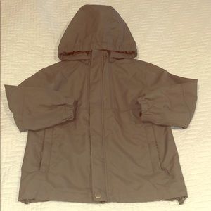 Wheat Kids Gray rain coat. Size 6 years